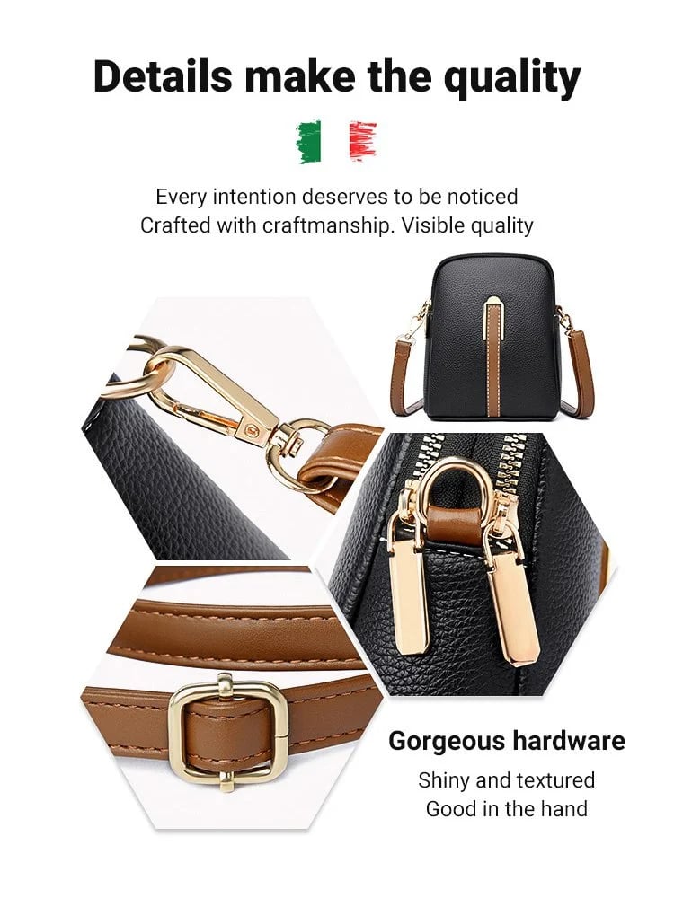 (49% Rabatt)Neue Handytasche aus genarbtem Lychee-Leder🛍️