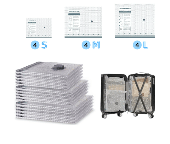 ✨Letzter Tag 49% RABATT🔥Kabelloses Reise-Staubsaugerbeutel-Set