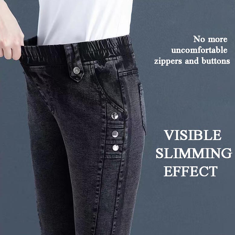 Flexible, warme, plüschige Skinny Jeans für Frauen