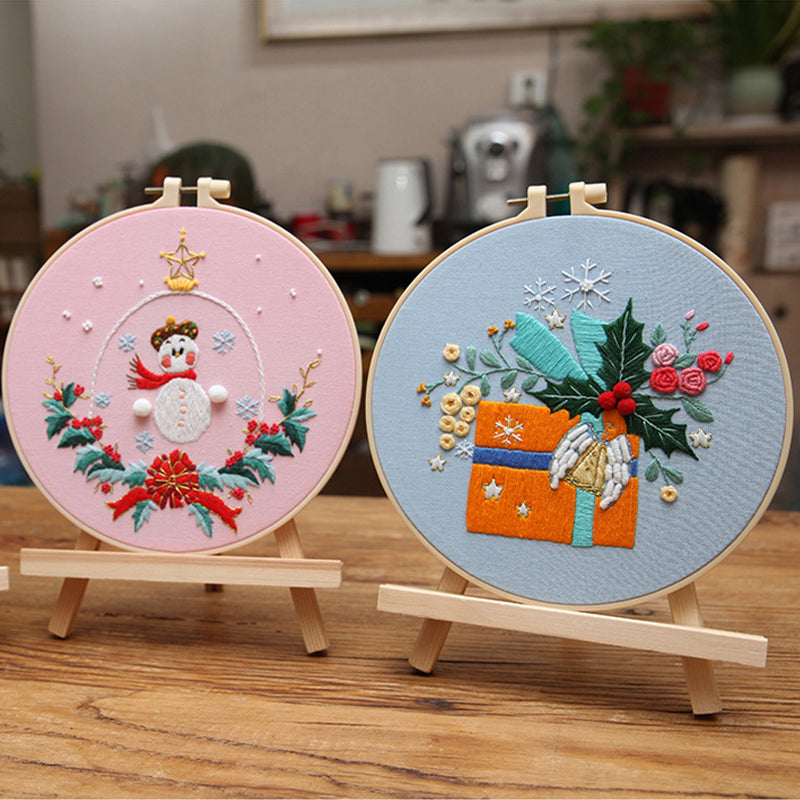 🔥Weihnachts-Stickerei DIY-Set💫