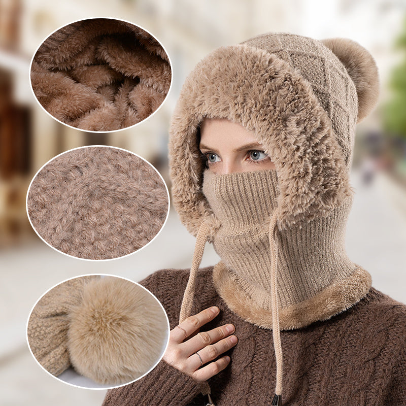 🔥💖 3-in-1-Winter-Sturmhaube für Damen