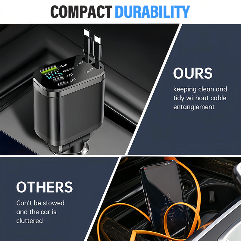 🔥Schnellladegerät für Autos mit Sternenhimmel-Ambientebeleuchtung