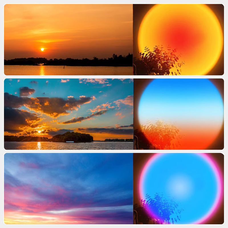 LED-Projektionslicht 🌇 Geeignet für Fotografie, Partys, Camping und festliche Anlässe