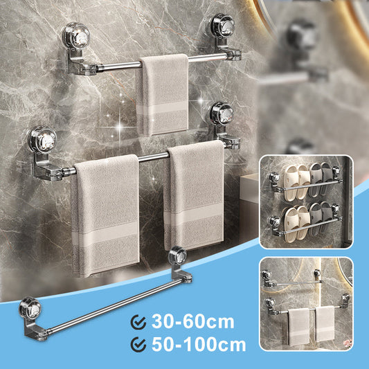 🔥Verstellbare Saugnapf-Handtuchhalterung