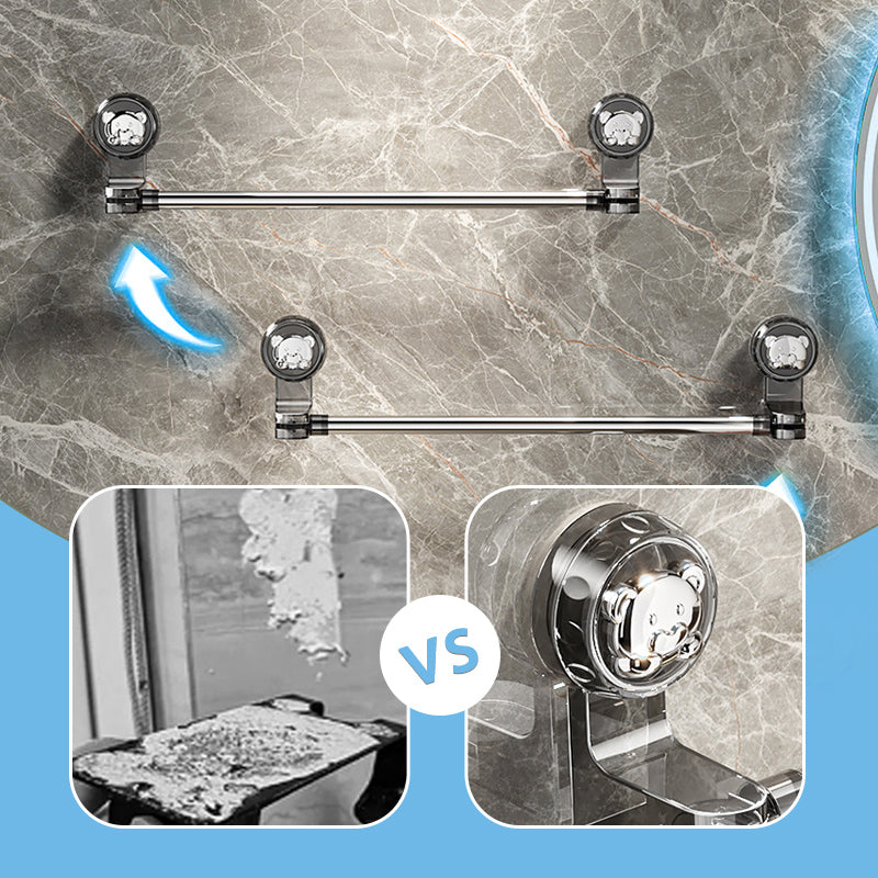 🔥Verstellbare Saugnapf-Handtuchhalterung