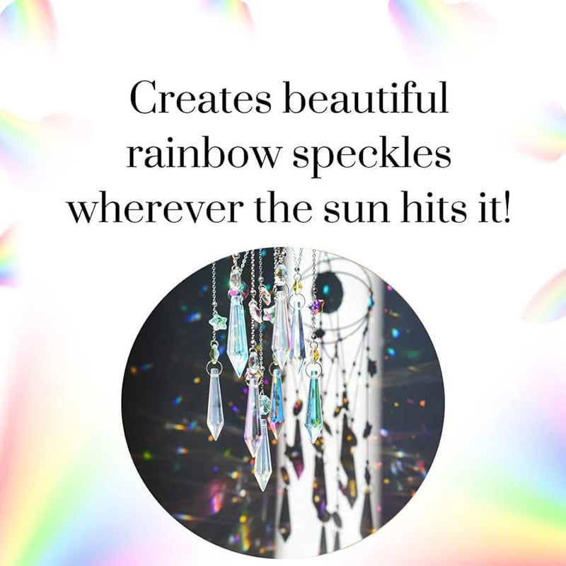 🔥Strahlender Hängender Kristall-Prismen Sonnenfänger-Anhänger